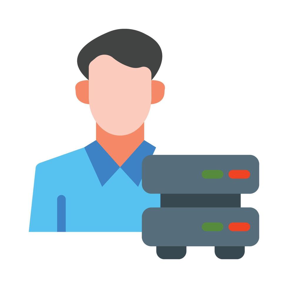 Data Controller Vector Flat Icon