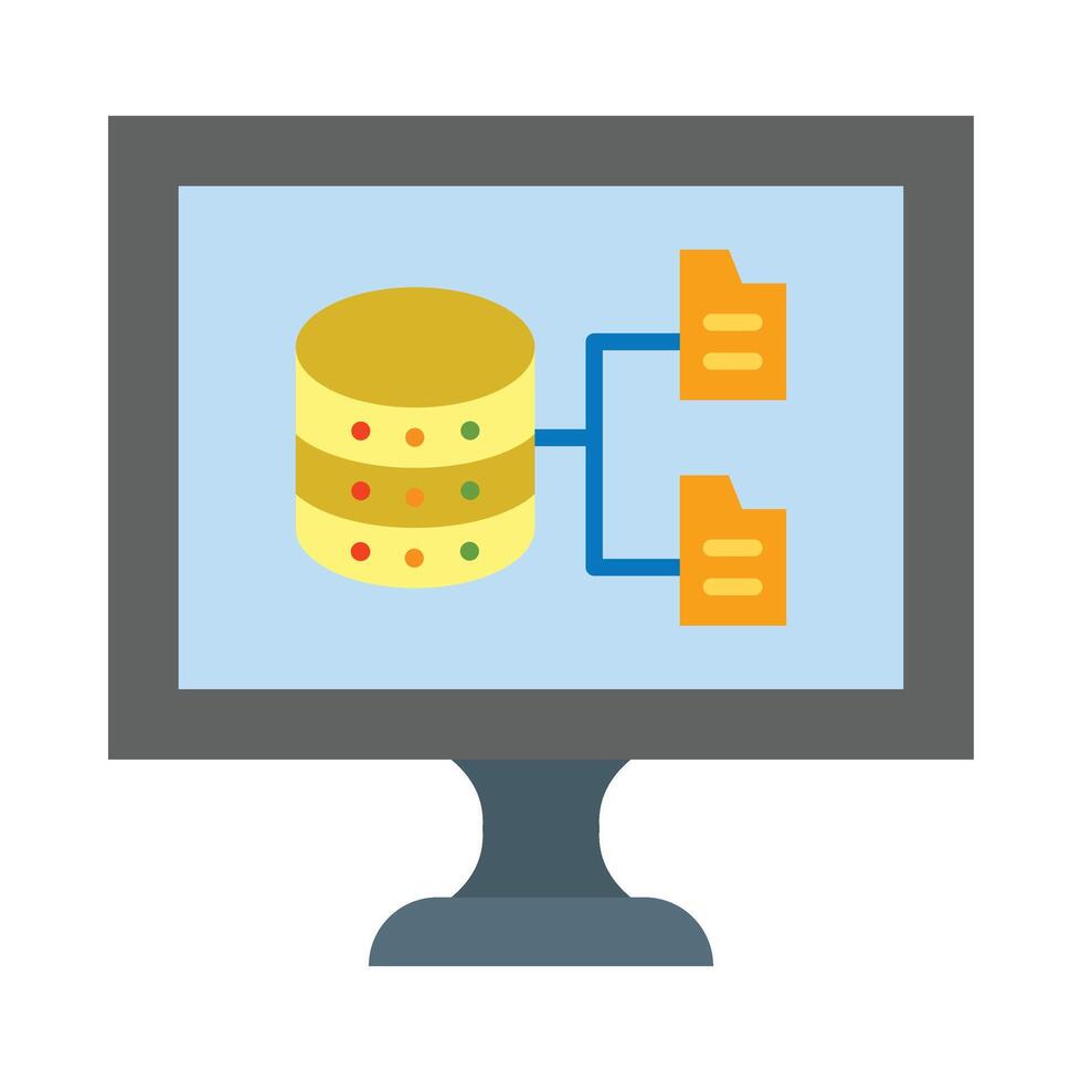 Data Transfer Vector Flat Icon