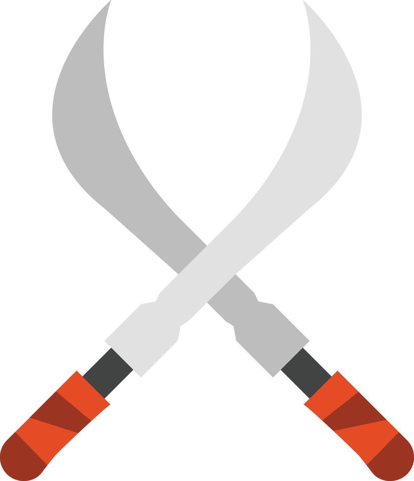 Melee Weapon Vector Flat Icon