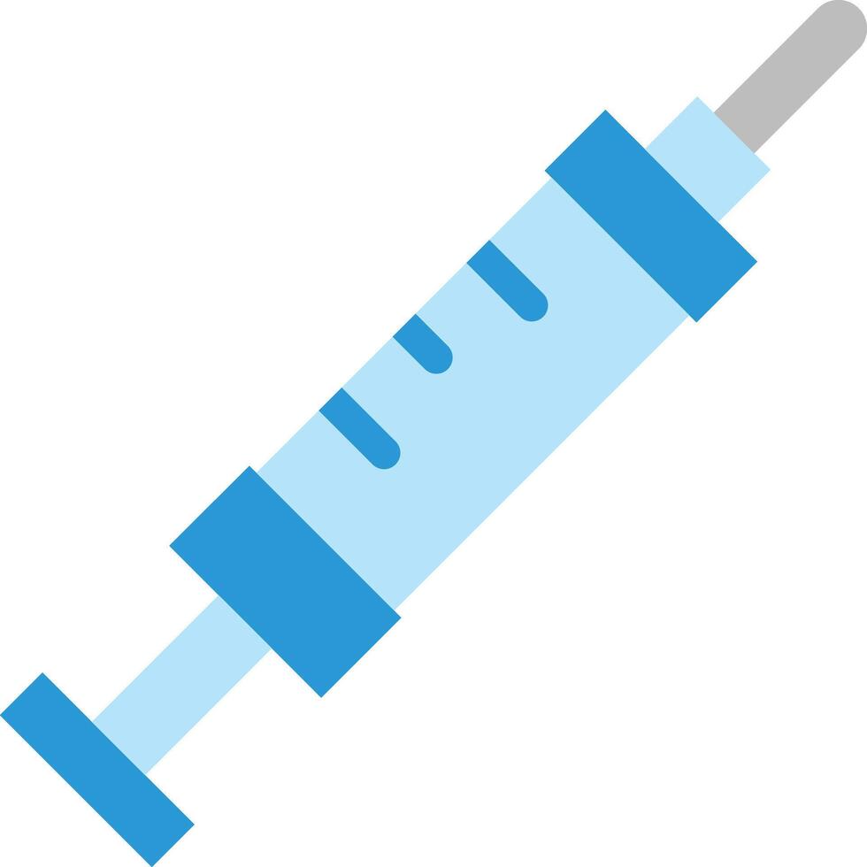 Adrenaline Syringe Vector Flat Icon