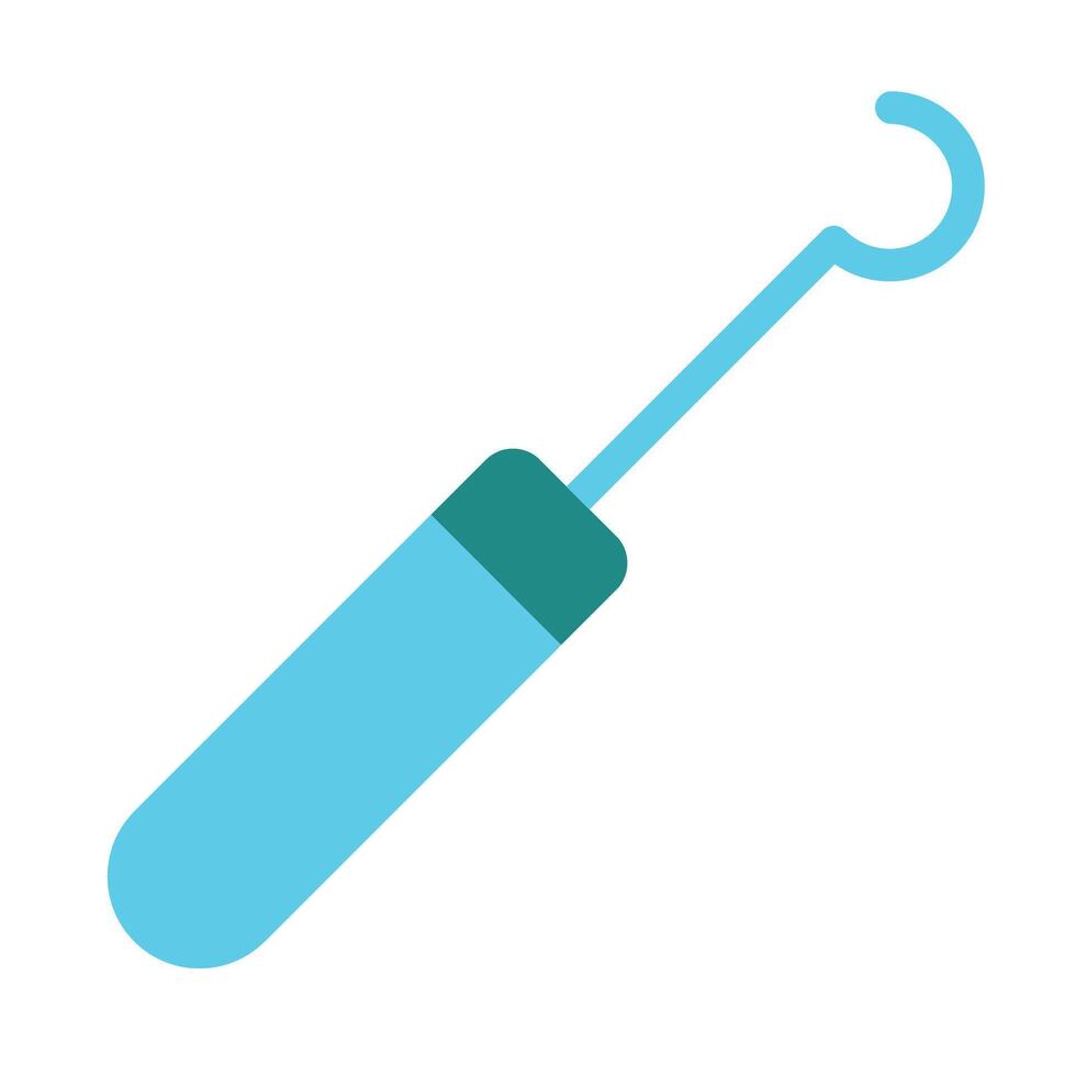 Dental Probe Vector Flat Icon