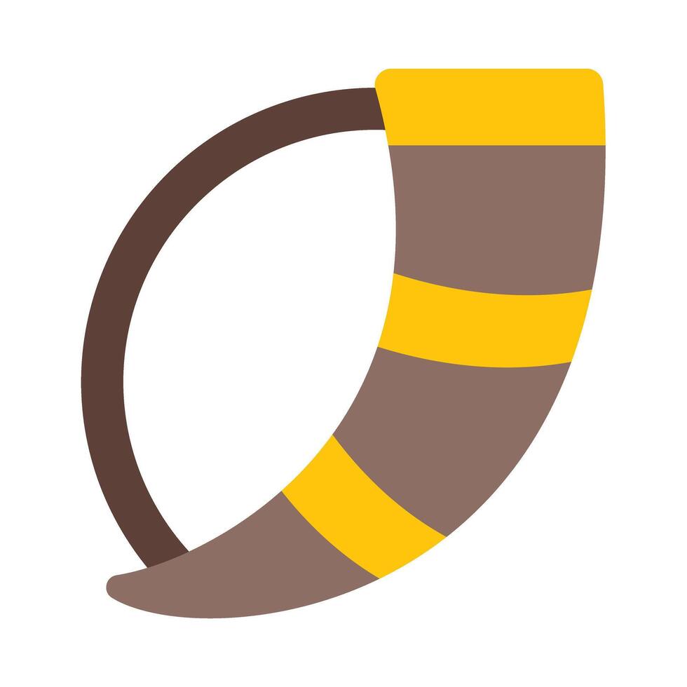 Drinking Horn Vector Flat Icon