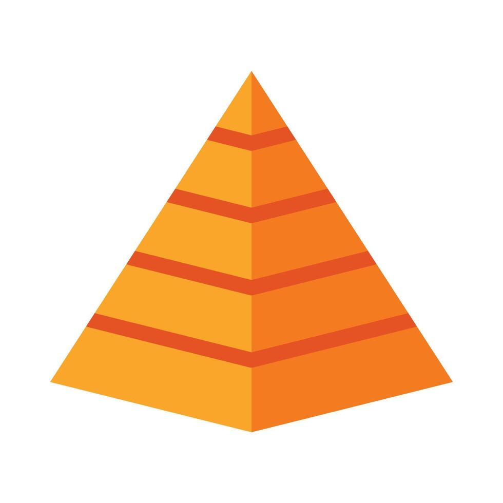 Pyramid Vector Flat Icon