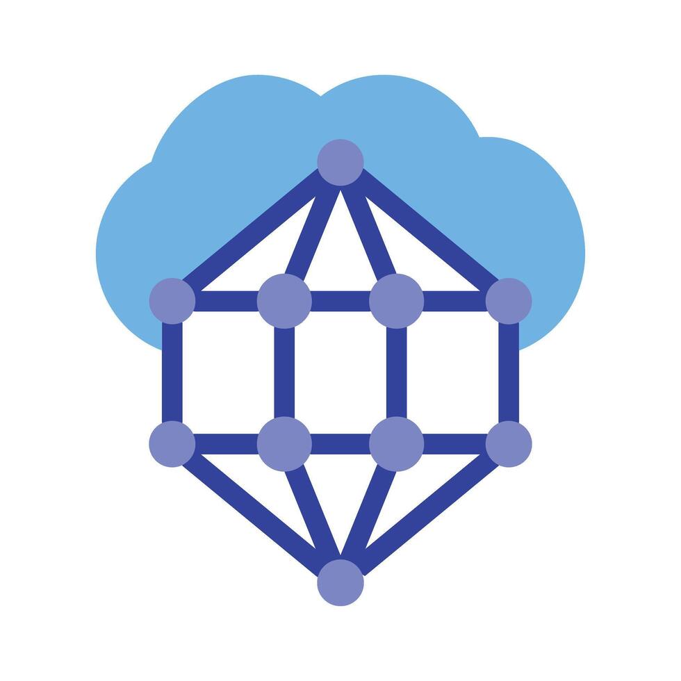 Nano Cloud Vector Flat Icon