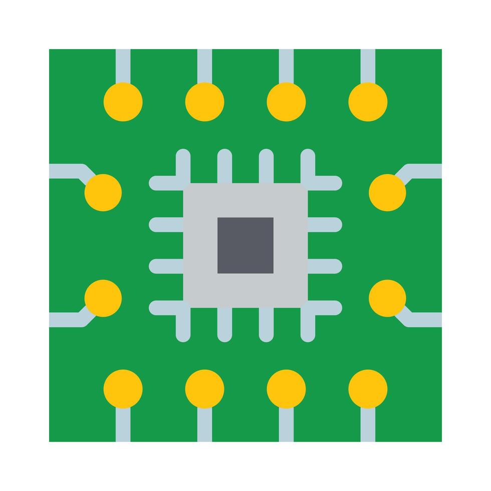 Chip Vector Flat Icon