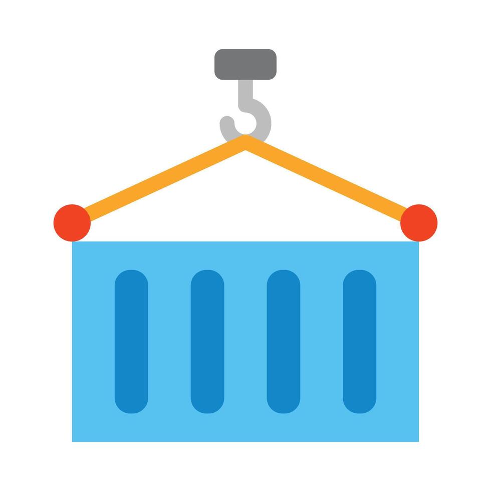 Container  Vector Flat Icon Design