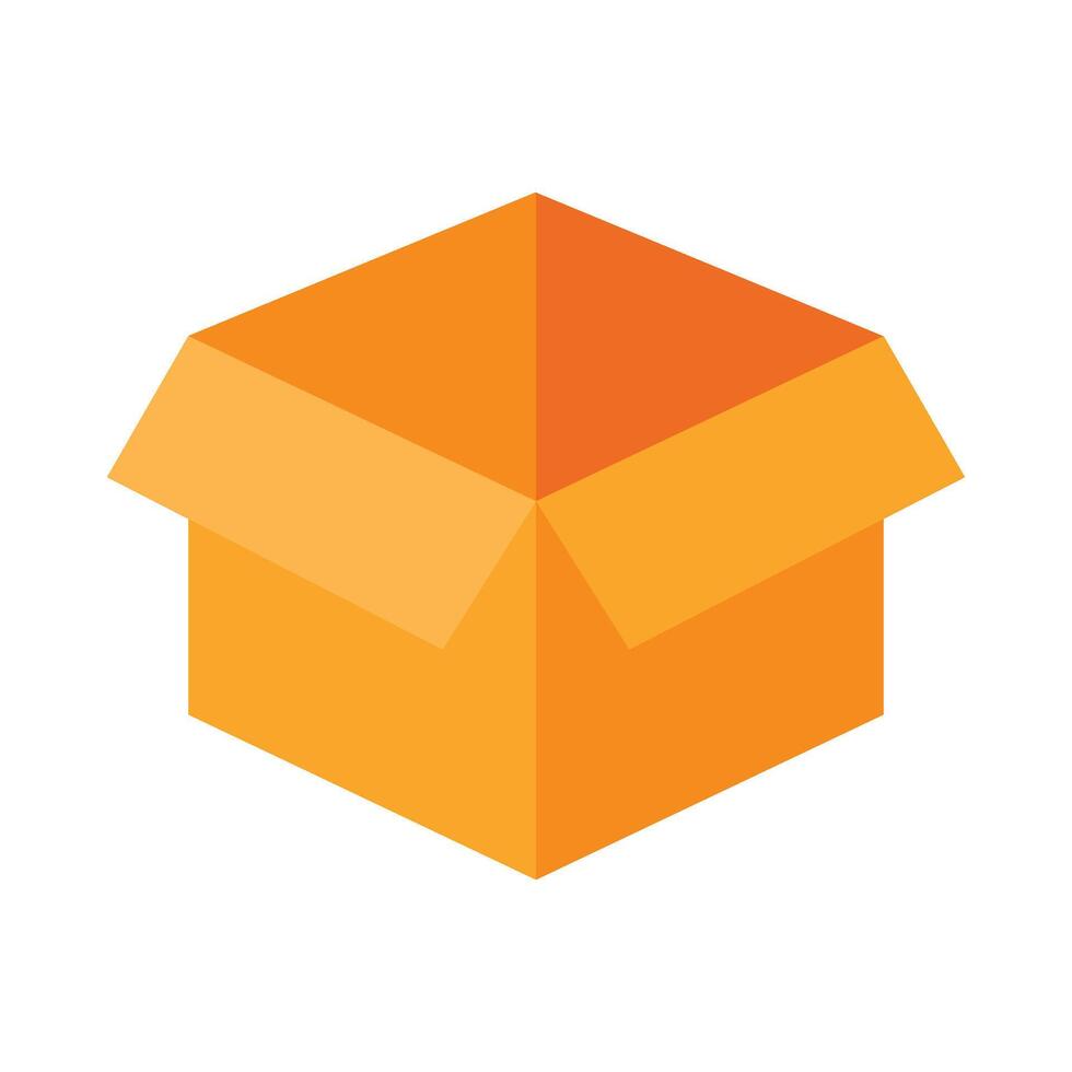 Cardboard  Vector Flat Icon Design