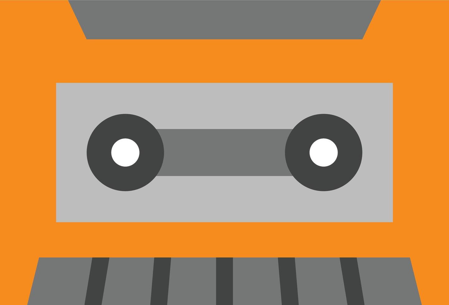 Cassette Tape Vector Flat Icon Design Vector Flat Icon Design