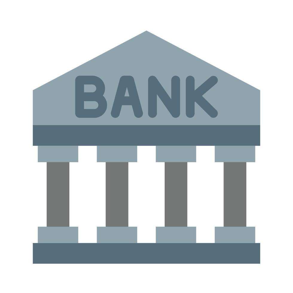 Bank Vector Flat Icon Design Vector Flat Icon Design