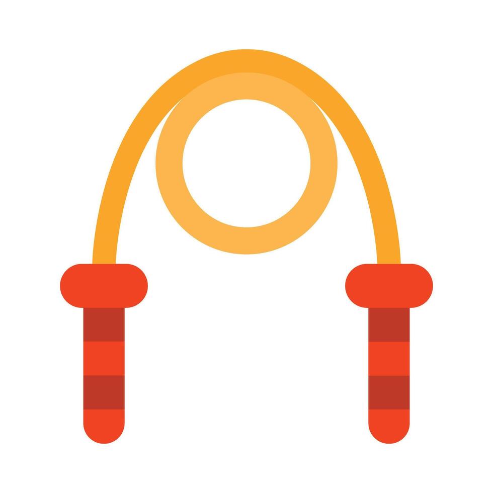 Skipping Rope Vector Flat Icon Design Vector Flat Icon Design