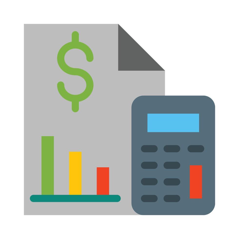Accounting Vector Flat Icon Design Vector Flat Vector Flat Icon Design