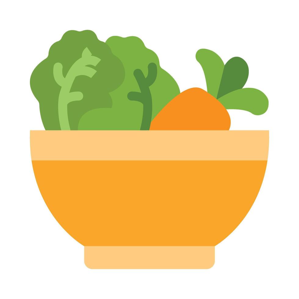 Salad Vector Flat Icon Design Vector Flat Icon Design