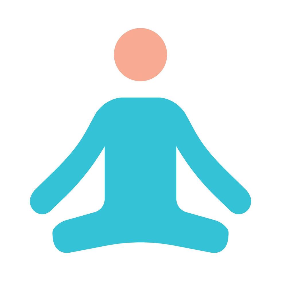 Yoga Vector Flat Icon Design Vector Flat Icon Design