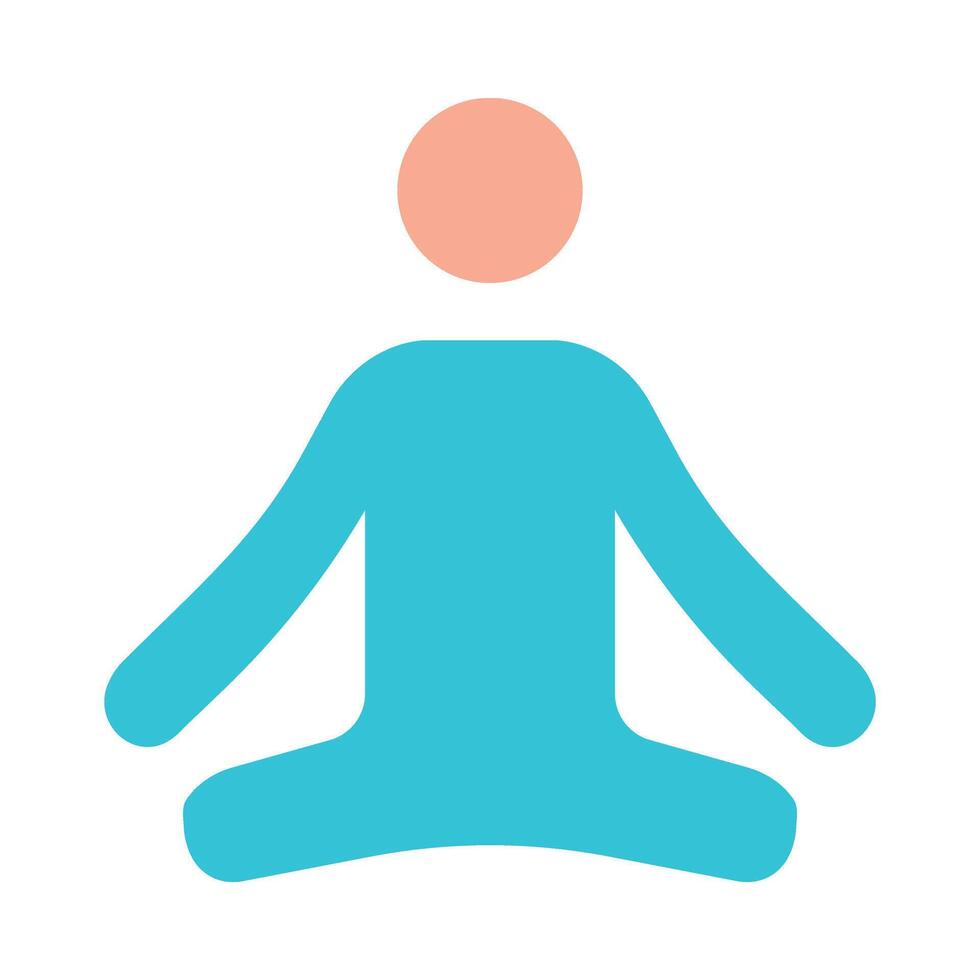 Yoga Vector Flat Icon Design Vector Flat Icon Design