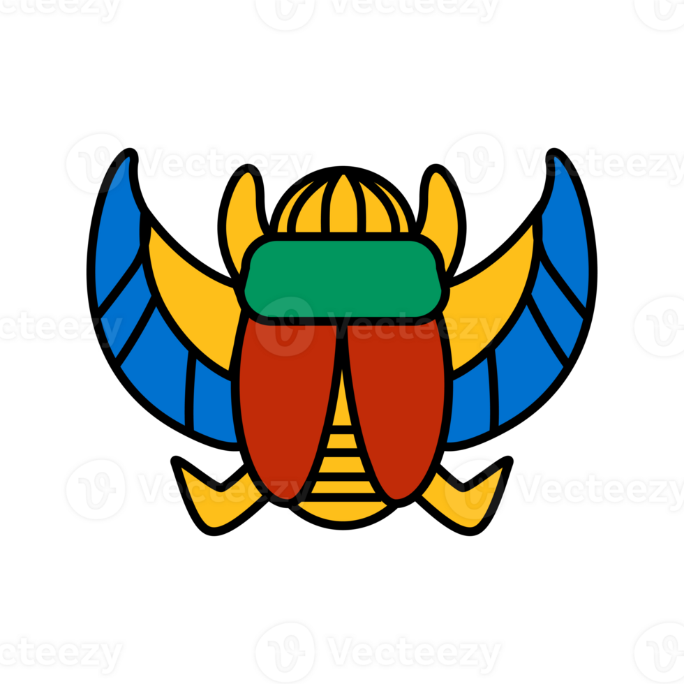 Scarab Egyptian hieroglyph and symbol. Ancient culture sing and symbol. Religion icon. Design element. png