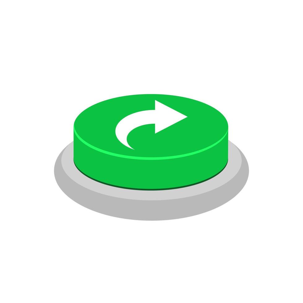 Green share button vector