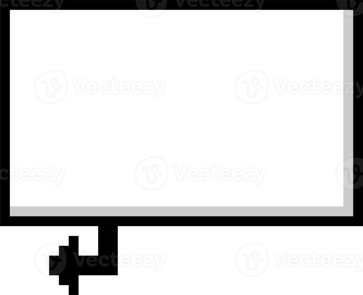 8bit retro game pixel speech bubble balloon with arrow point, icon sticker memo keyword planner text box banner, flat png transparent element design