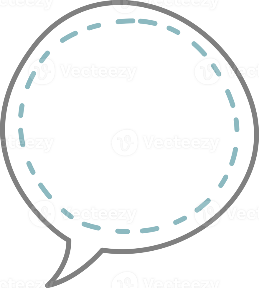 speech bubble balloon icon sticker memo keyword planner text box banner, flat png transparent element design