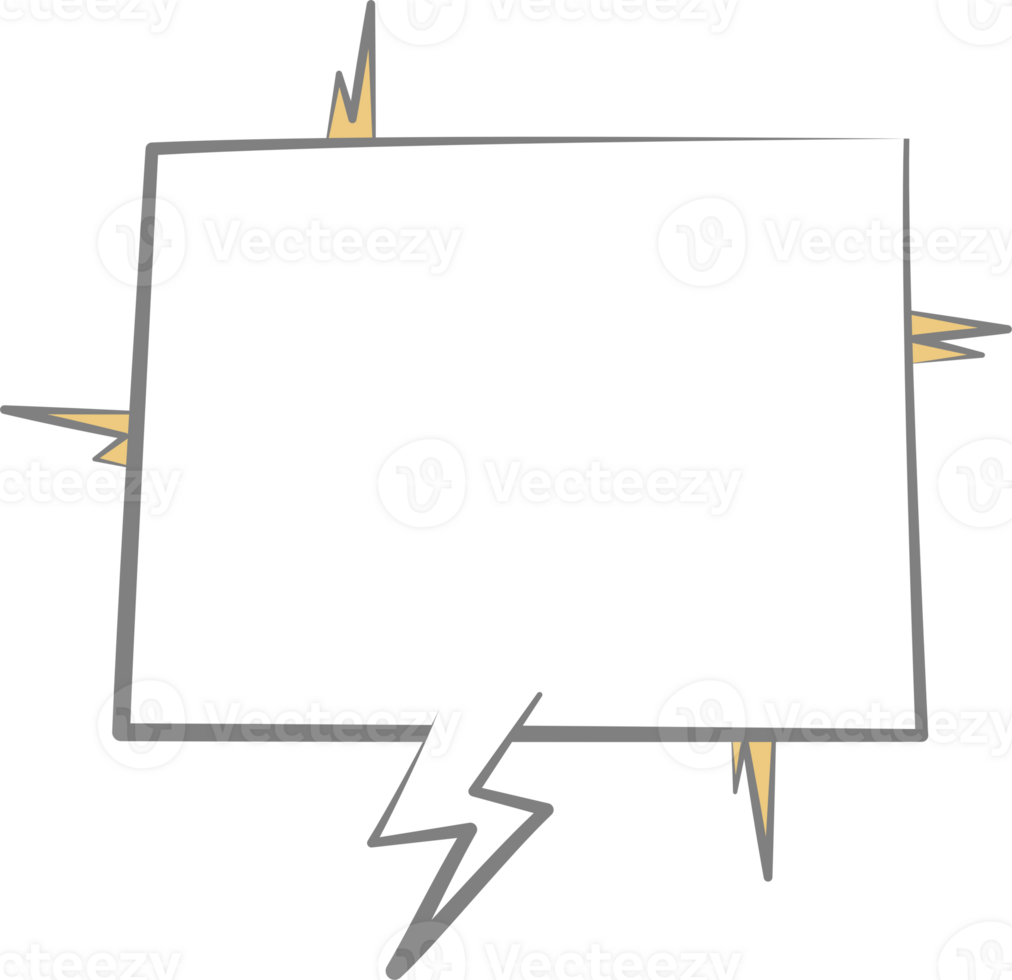 speech bubble balloon icon sticker memo keyword planner text box banner, flat png transparent element design