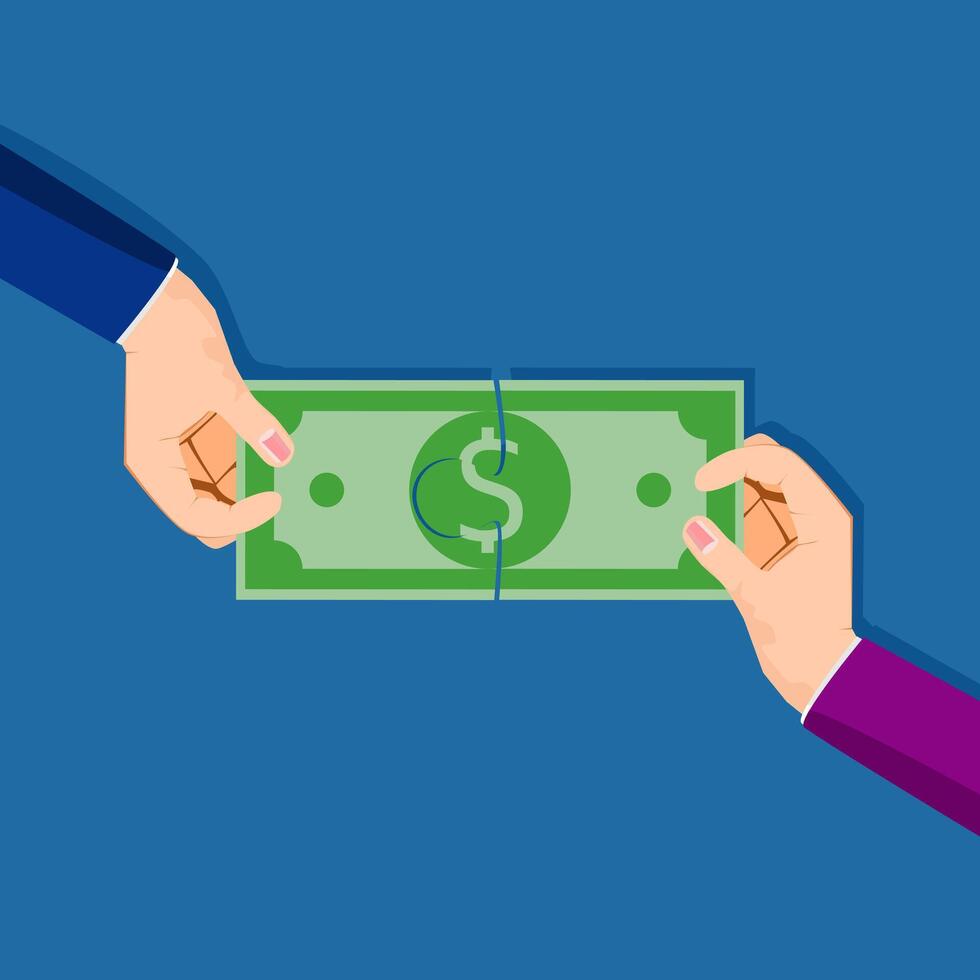 Solve financial problems vector