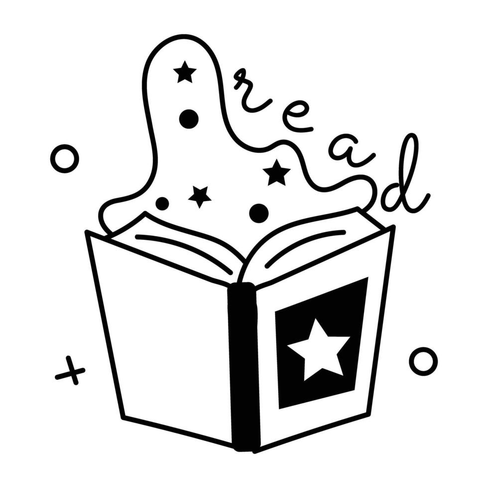 Trendy Tale Book vector