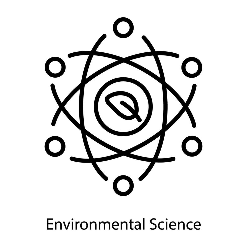 Trendy Environmental Science vector