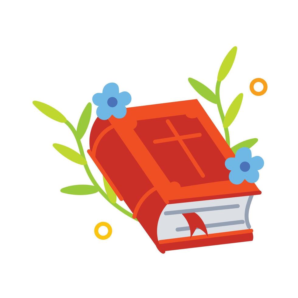 Trendy Bible Book vector
