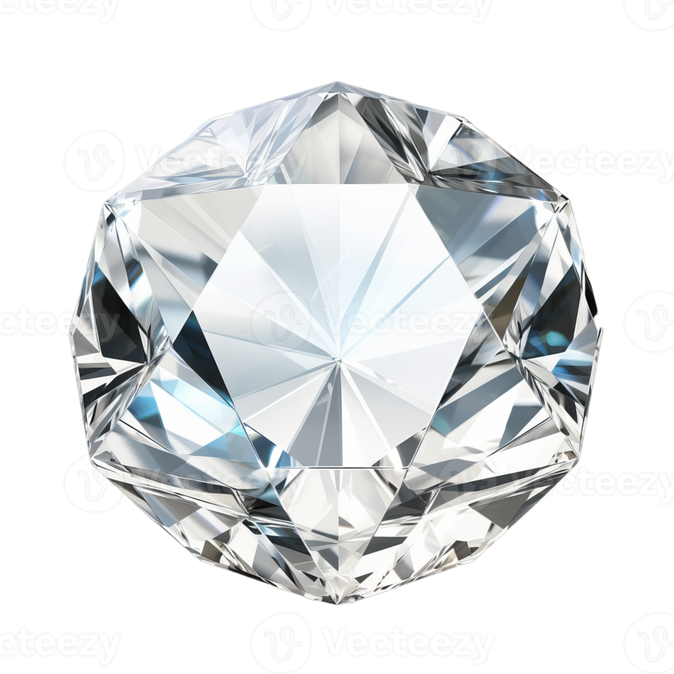 shiny Diamond top view PNG