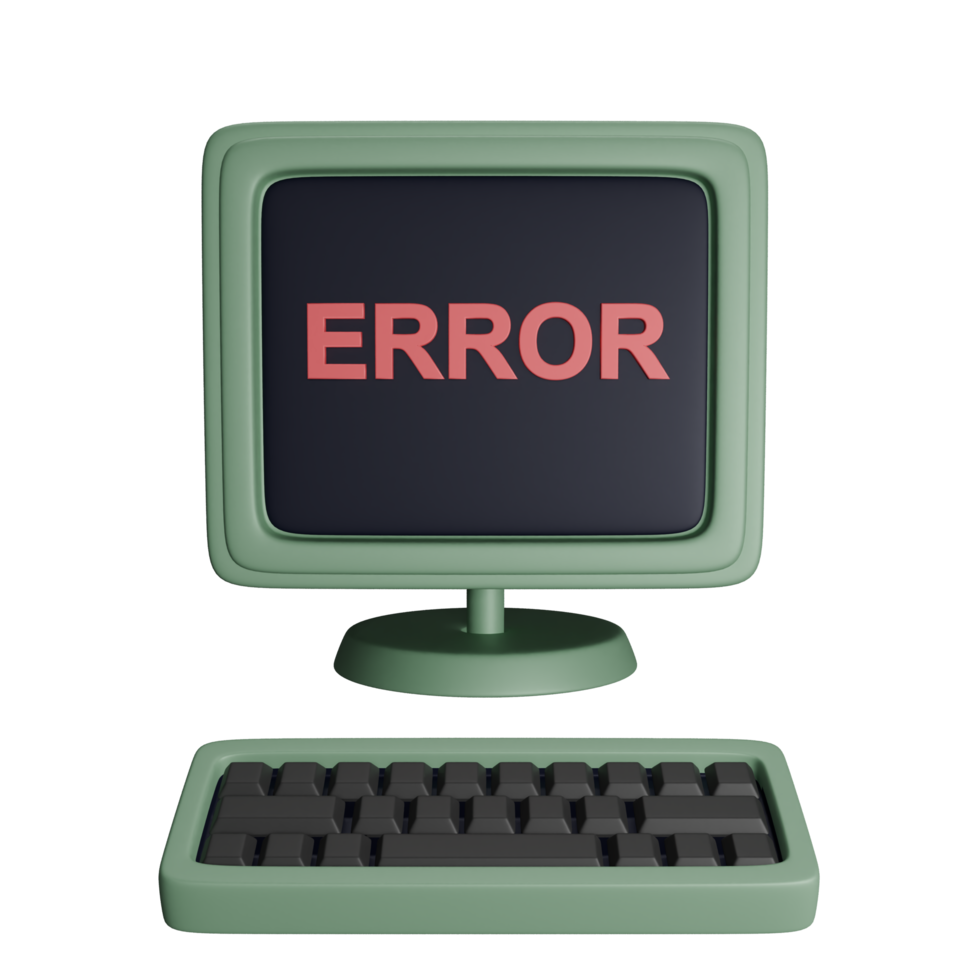 un error ocurrió en el computadora máquina ese ocurrió error png