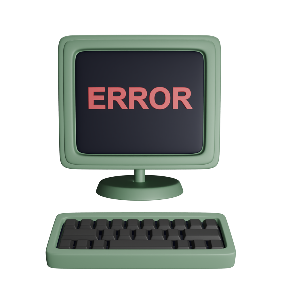 ein Error aufgetreten auf das Computer Maschine Das aufgetreten Error png