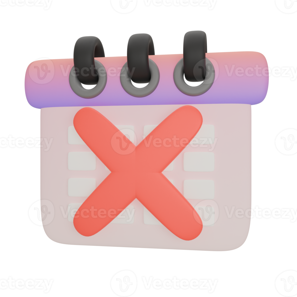 Calendar Cancel a schedule png