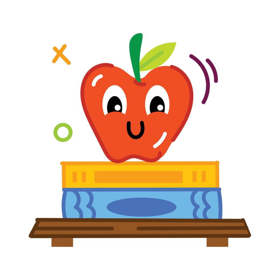 Trendy Healthy Education vector