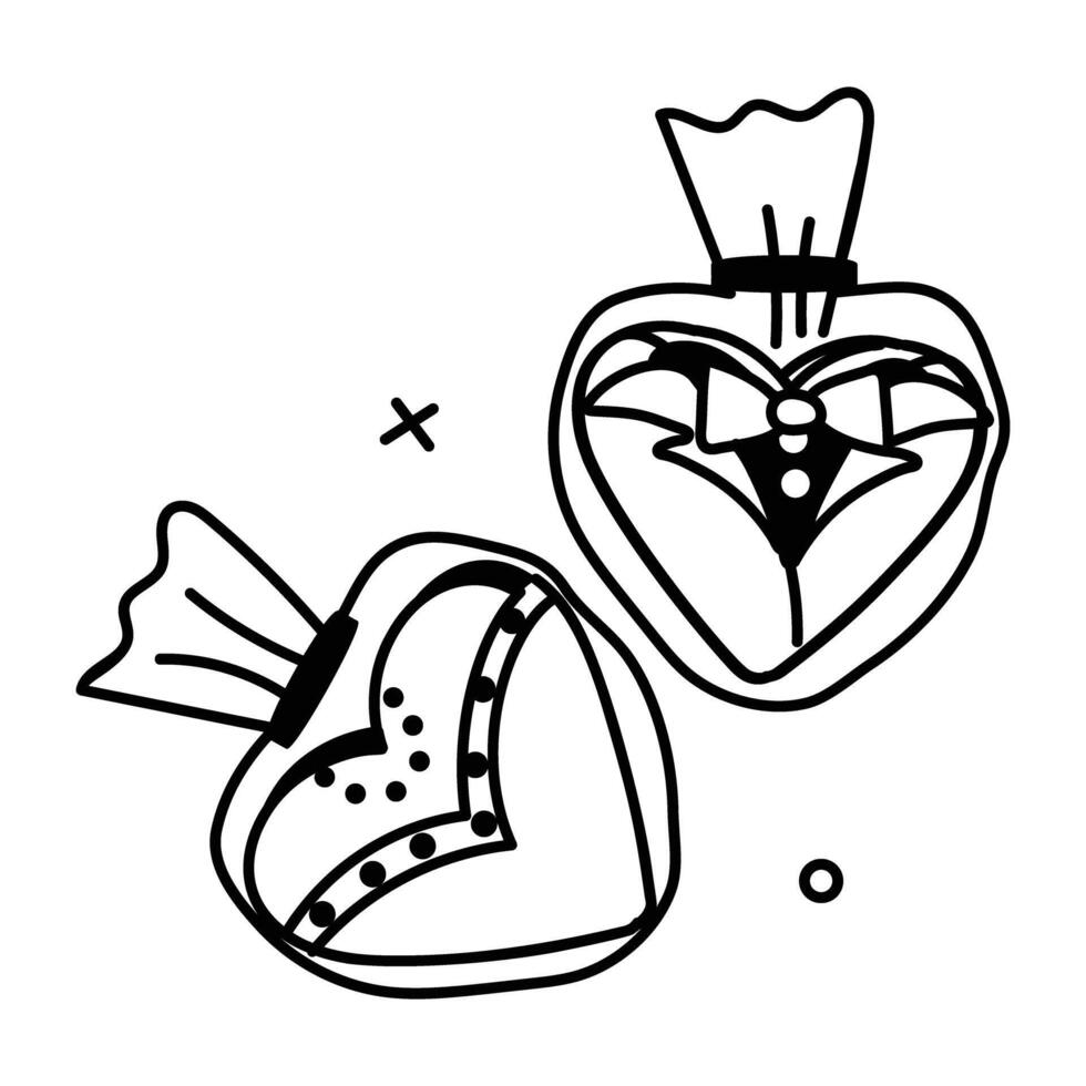 Trendy Bridal Cookies vector