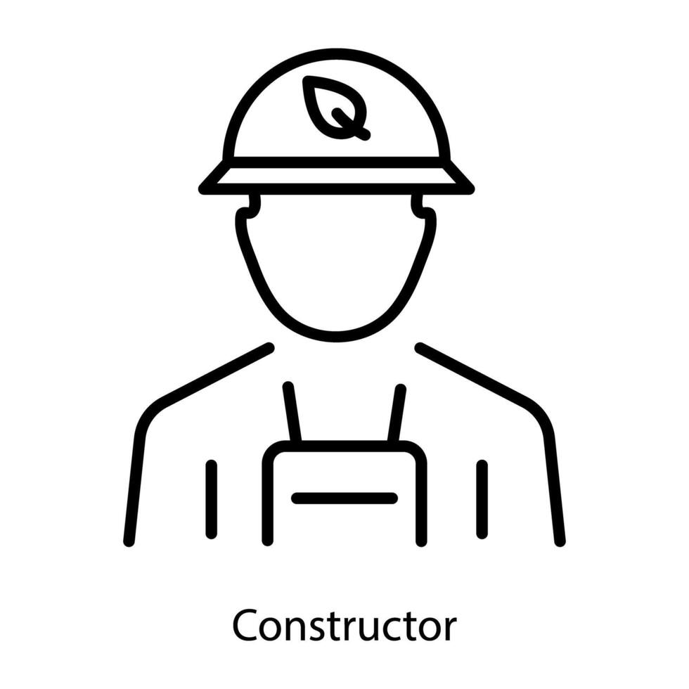 Trendy Constructor Concepts vector