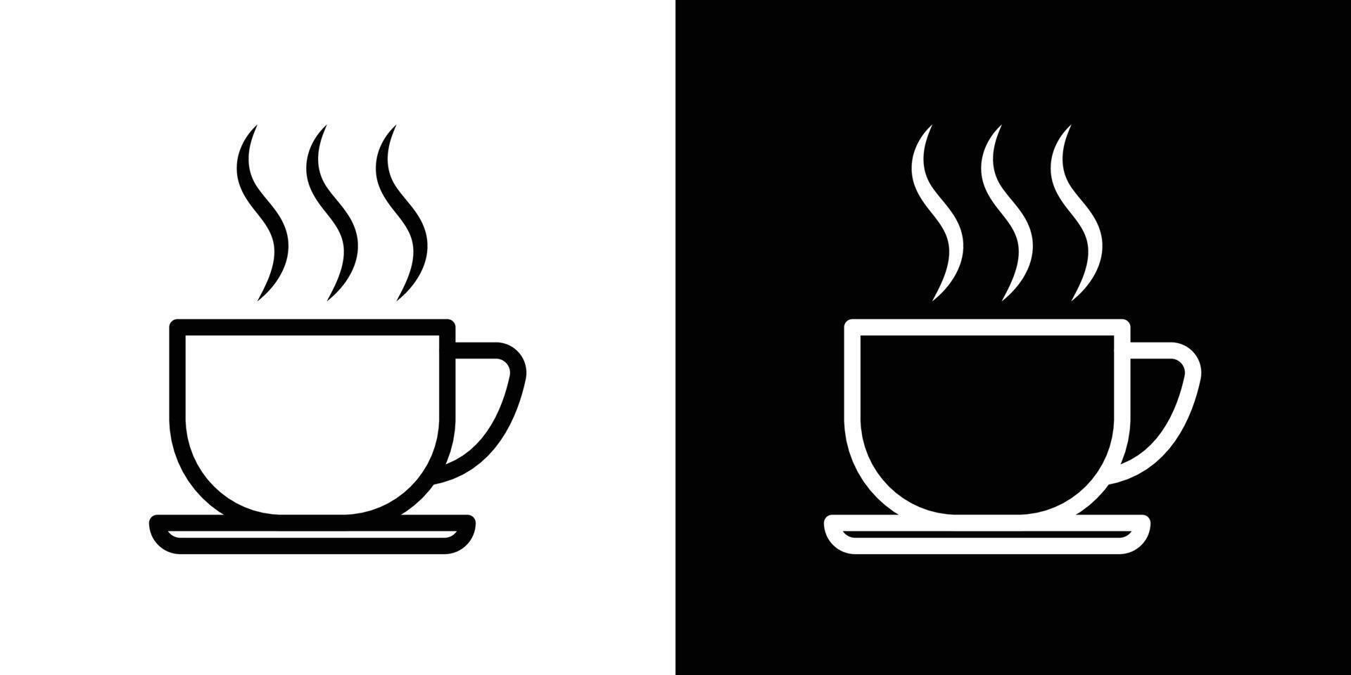 Cup of coffee icon vector