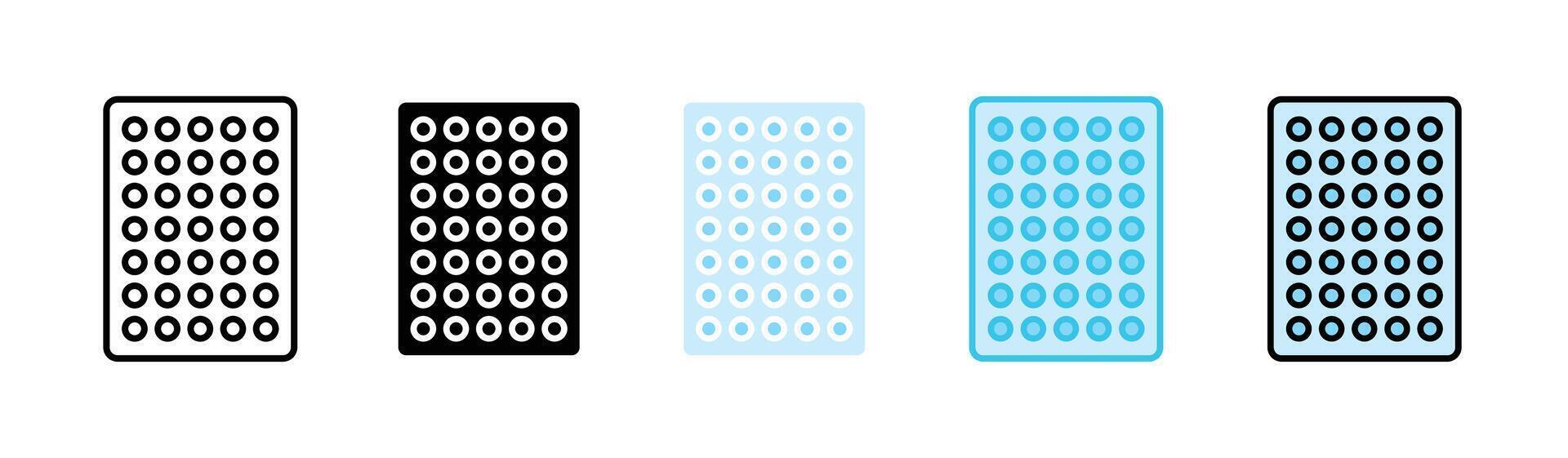 Bubble wrap icon vector