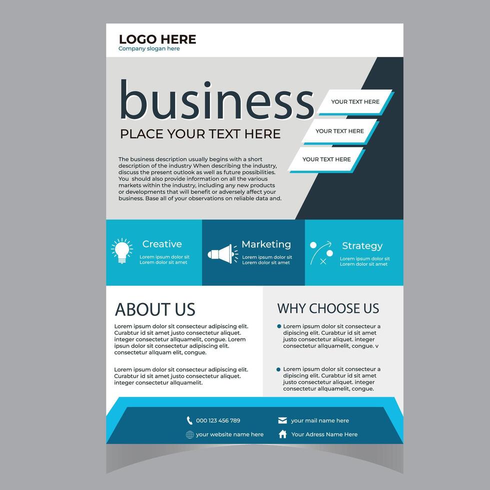 Contemporary page layout designs 42120254 Vector Art at Vecteezy