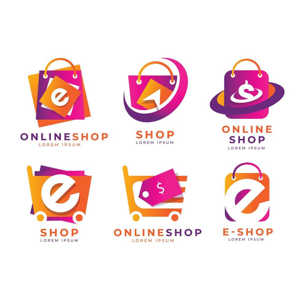 Shopping cart Logo design vector concept icon