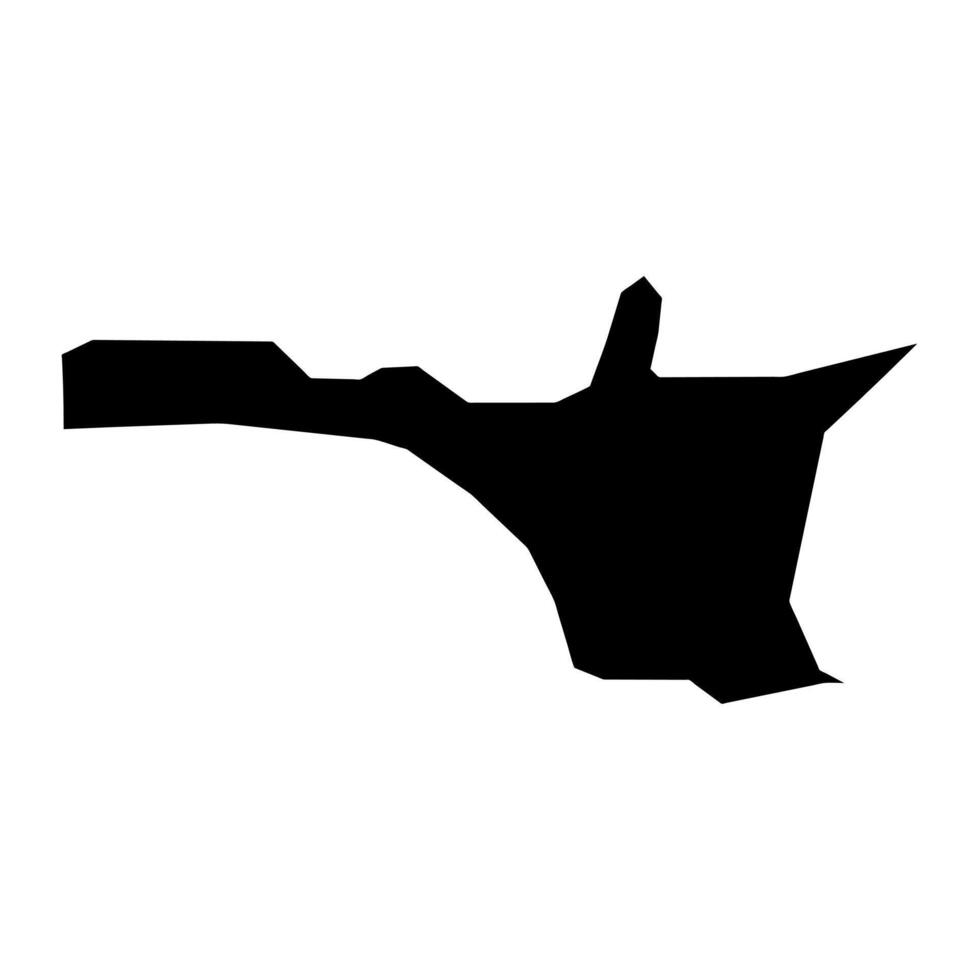 Hagatna municipality map, administrative division of Guam. Vector illustration.