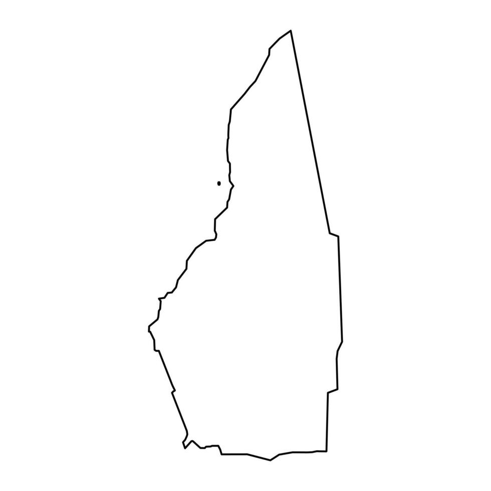 Dededo municipality map, administrative division of Guam. Vector illustration.