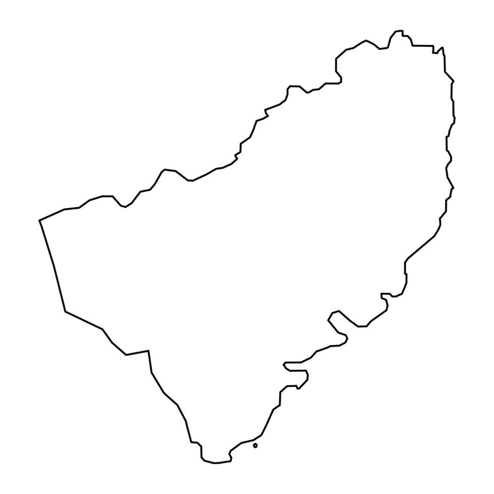 Inalahan municipality map, administrative division of Guam. Vector illustration.