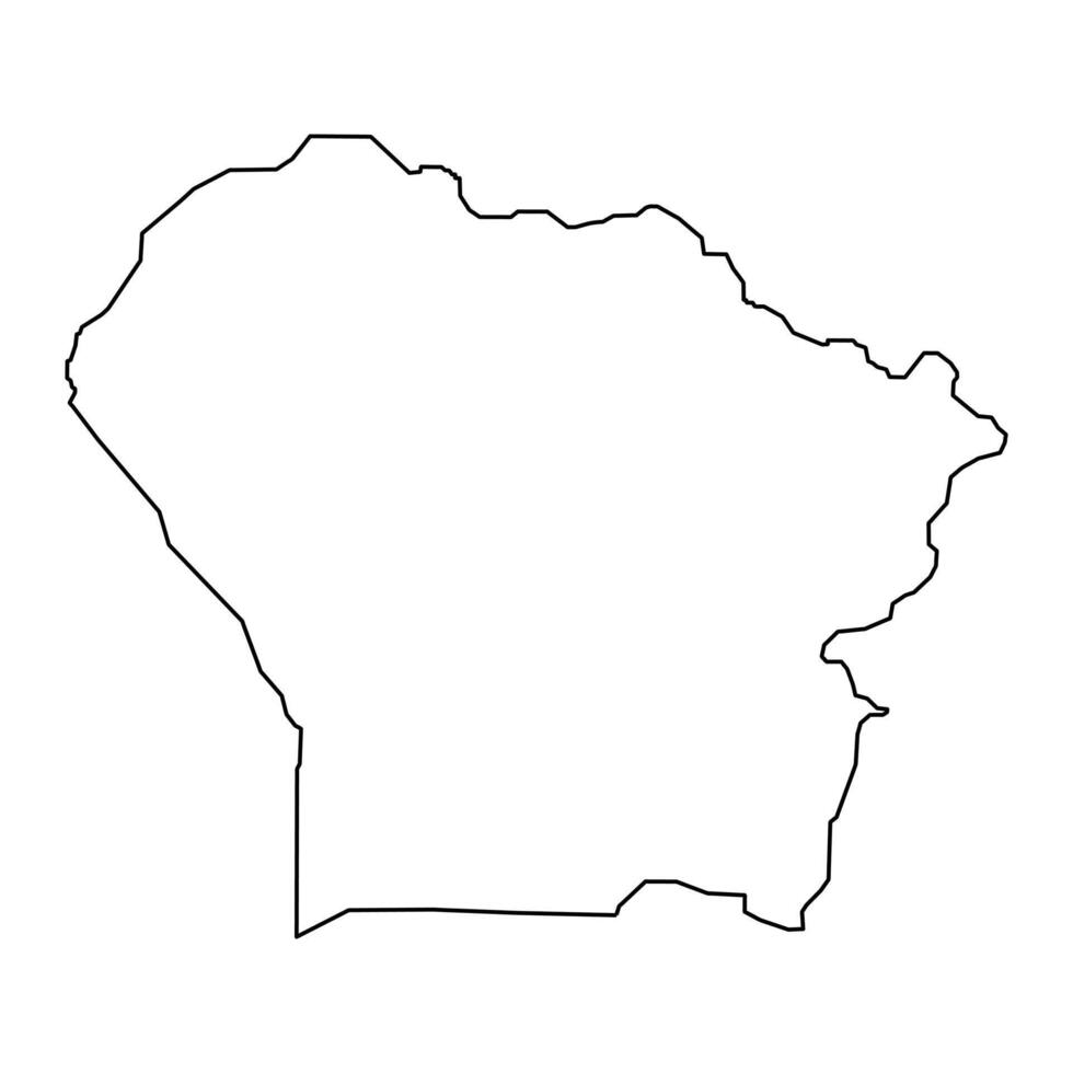 Yona municipality map, administrative division of Guam. Vector illustration.