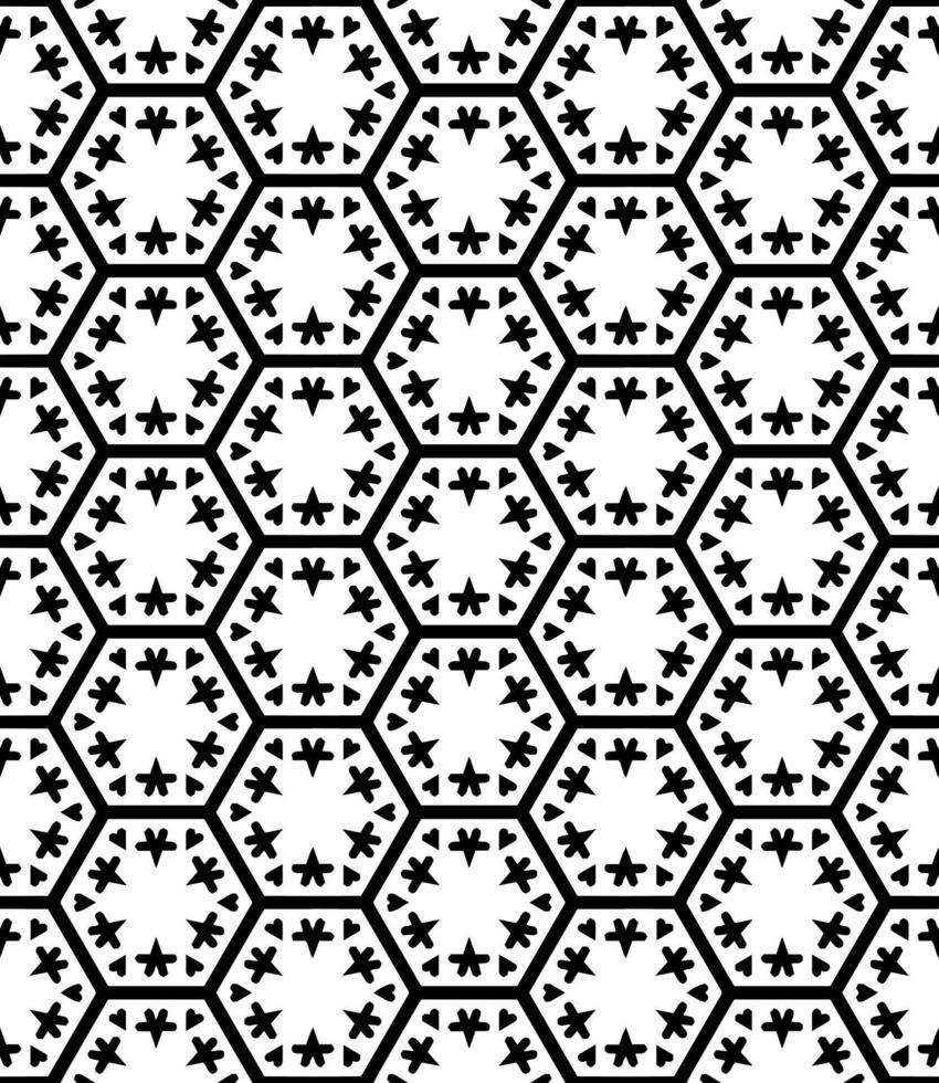 Black and white seamless abstract pattern. Background and backdrop. Grayscale ornamental design. vector
