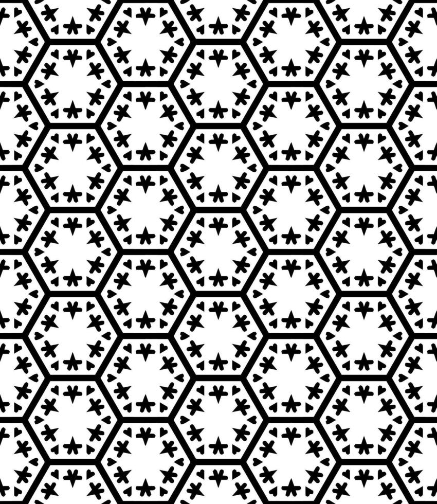 Black and white seamless abstract pattern. Background and backdrop. Grayscale ornamental design. vector