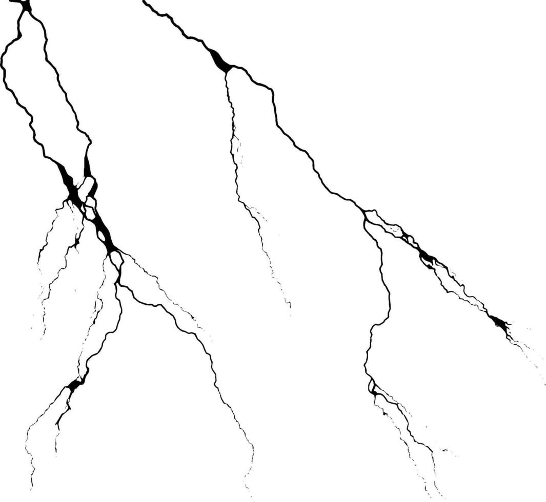 Rustic cracked vector texture with many cracks and scratches. Abstract background. Broken and damaged surface.