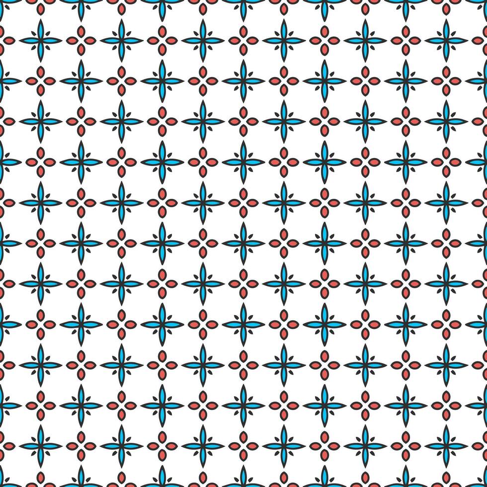 Multi color seamless abstract pattern. Background and backdrop. Multi Colored. Colorful ornamental design. Colored mosaic ornaments. Vector graphic illustration.