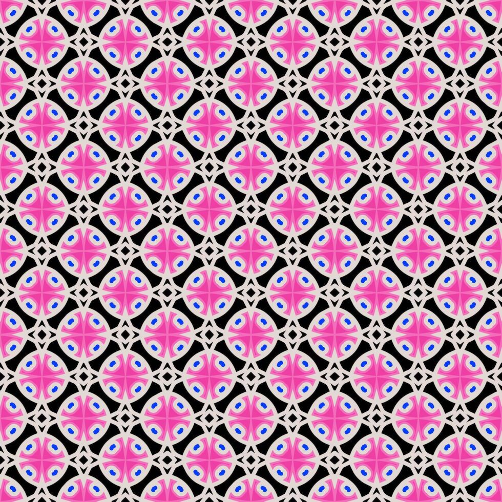 Multi color seamless abstract pattern. Background and backdrop. Multi Colored. Colorful ornamental design. Colored mosaic ornaments. Vector graphic illustration.