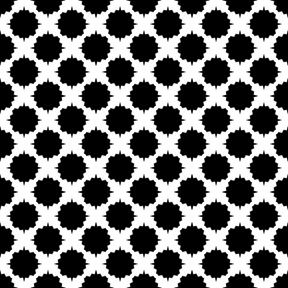 Black and white seamless abstract pattern. Background and backdrop. Grayscale ornamental design. vector