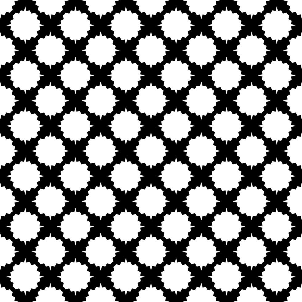 Black and white seamless abstract pattern. Background and backdrop. Grayscale ornamental design. vector