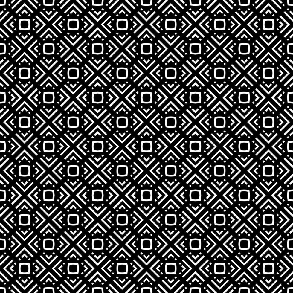 patrón abstracto sin costuras en blanco y negro. fondo y telón de fondo. diseño ornamental en escala de grises. vector